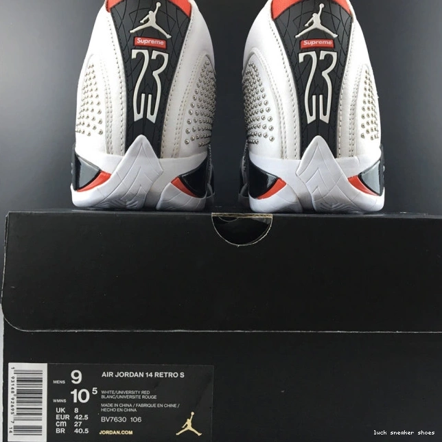 Rep LUCY 14 Jordan Air White BV7630-106 Retro 0817